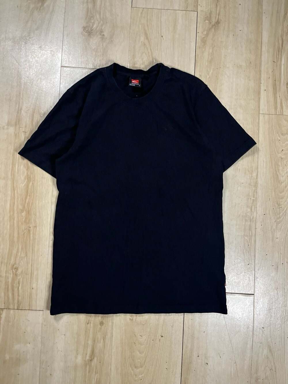 Quiksilver Classic Logo Embroidered Crewneck T-Shirt - Black